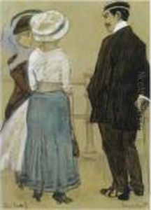 Conversation On The Boulevard, Scheveningen