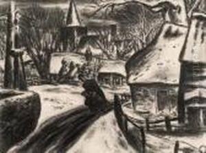 A Woman Walking On The Verbindingsweg, Blaricum