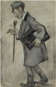 Karikatuur Van De Dichter Jacques Rensburg