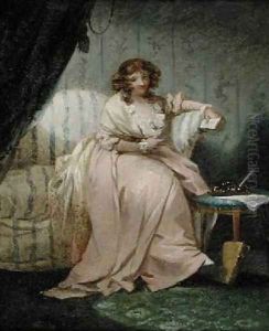 A Woman Called Anne the Artists Wife 1790-1800 by George Morland