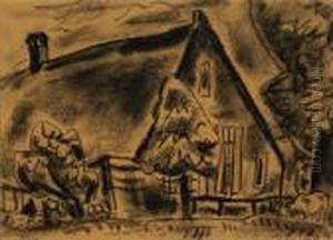 View Of A House Surrounded By Trees