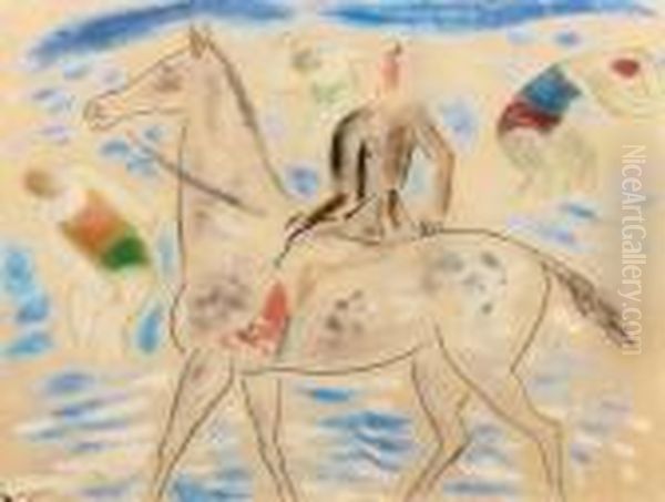 Horserider On The Beach - view 1