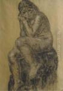 Seated Nude by Leo Gestel