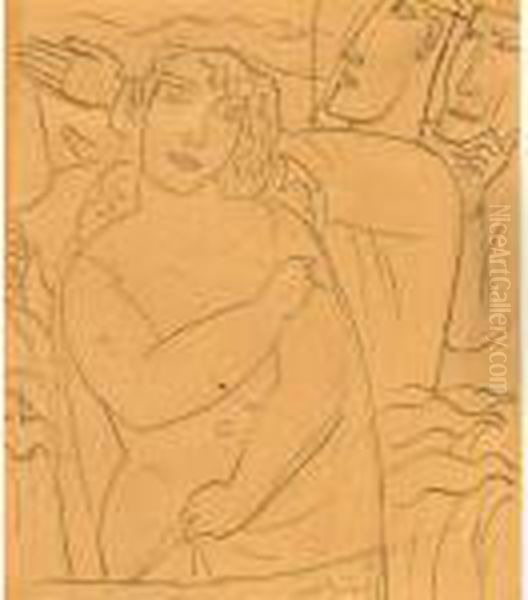 Woman Bathing - view 1