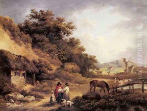 Wayside Gossips by George Morland