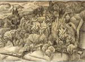 Houses In A Landscape
