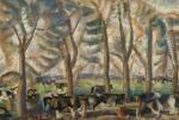 Milking Time In The Beemster - view 1