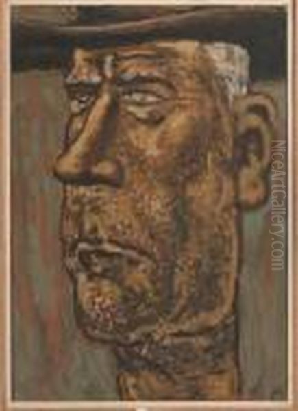 A Head Of A Spakenburger (recto); A Sketch Of A Head (verso) - view 1