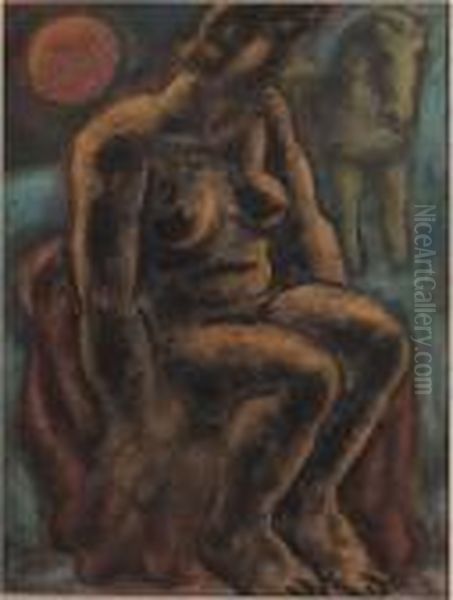 A Seated Nude - view 1