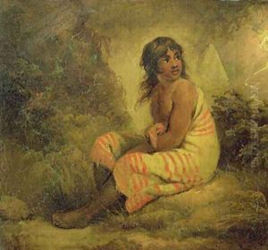 Indian Girl 1793 by George Morland