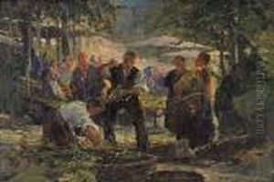 Giorno Di Mercato by Cesare Gheduzzi