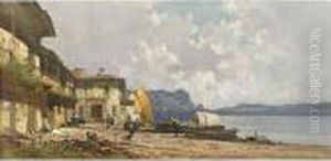Villaggio Di Pescatori by Cesare Gheduzzi