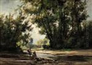 Lavandaie Al Ruscello by Cesare Gheduzzi