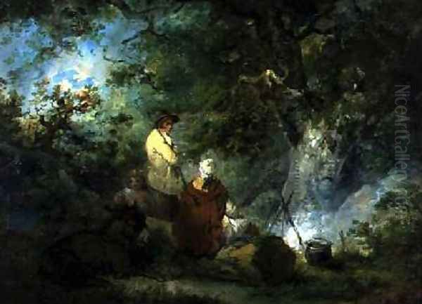 Gypsies by a Campfire 1792 - view 1