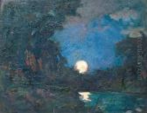 Paysage Au Clair De Lune - view 1