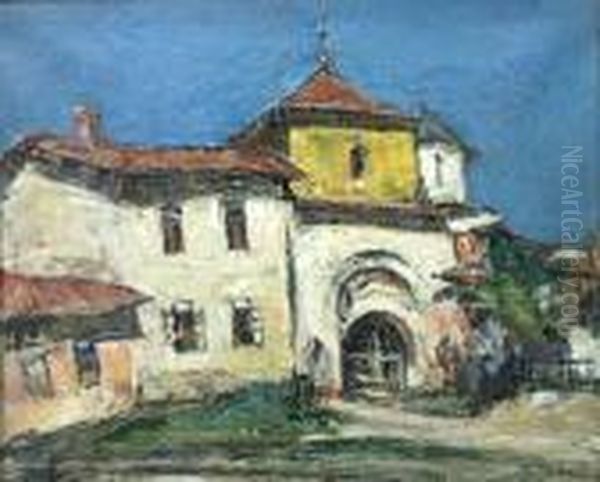 Bell Tower Of Domnesti Church Of Targoviste - view 1