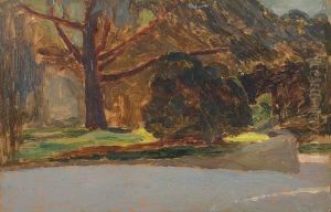 Nel Parco (hotel Miramare Castiglioncello) by Oscar Ghiglia