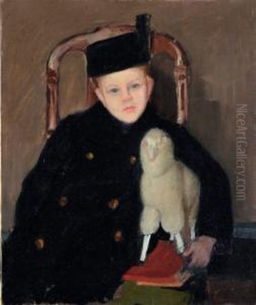 Ritratto Di Fulvio De' Bacci Con Il Cappotto Blu - view 1