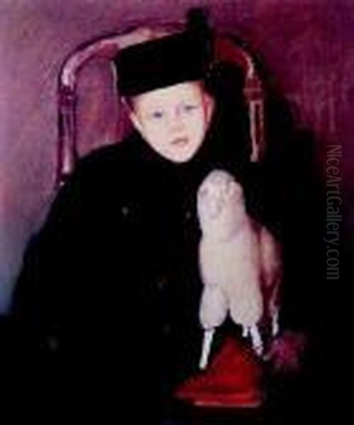 Ritratto Di Fulvio De' Bacci Con Il Cappotto Blu - view 1