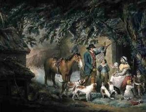 Evening or The Sportsmans Return by George Morland