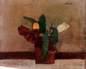 Vaso Di Fiori by Oscar Ghiglia