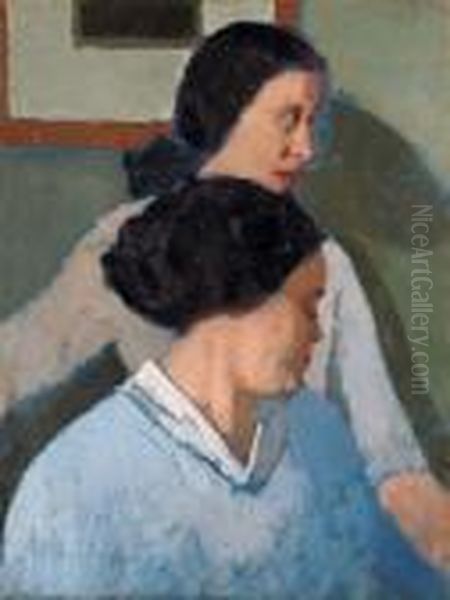 Studio Di Giovinette In Un Interno (le Sorelle Gonnelli) - view 1