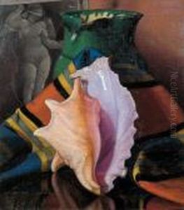 Natura Morta Con Conchiglia by Oscar Ghiglia