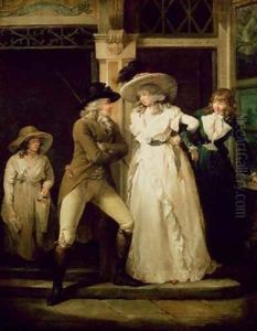 The Story of Laetitia The Tavern Door by George Morland
