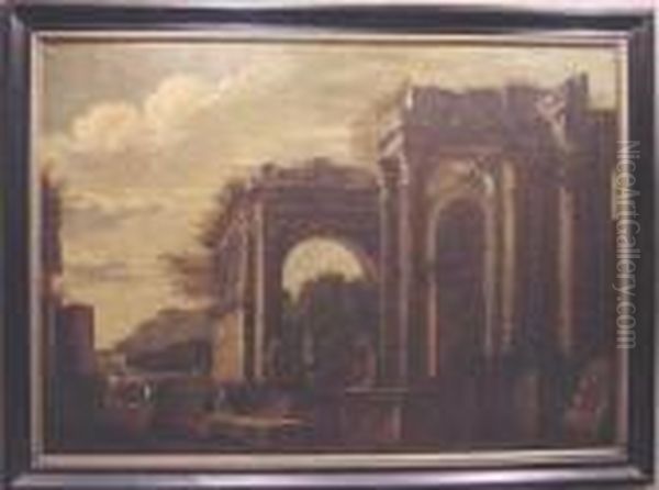 Figures Amidst Ruins - view 1