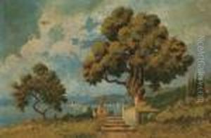 Una Bella Giornata A Belgirate by Benedetto Ghivarello