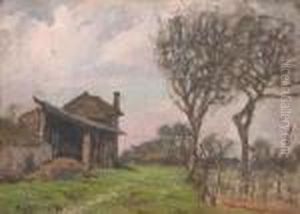 Paesaggio Con Fattoria by Benedetto Ghivarello