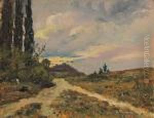 Veduta Della Pianura Chierese by Benedetto Ghivarello