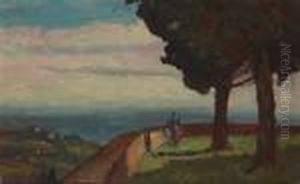Dal Belvedere Del Castello Di Tenda by Benedetto Ghivarello