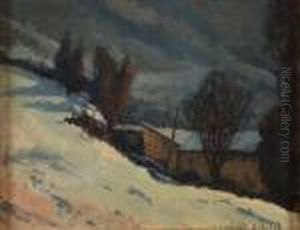 Borgo Montano Nella Neve by Benedetto Ghivarello