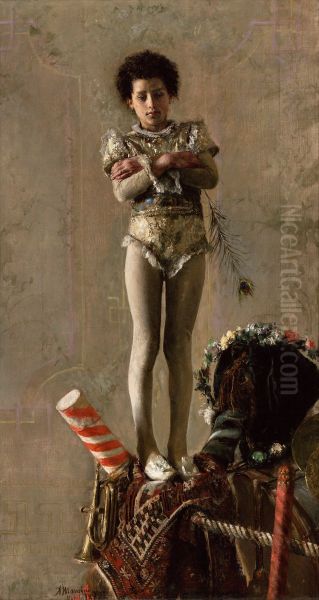 The Saltimbanco by Antonio Mancini