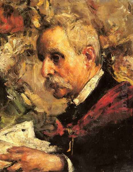 A Portrait of the Artist's Father by Antonio Mancini
