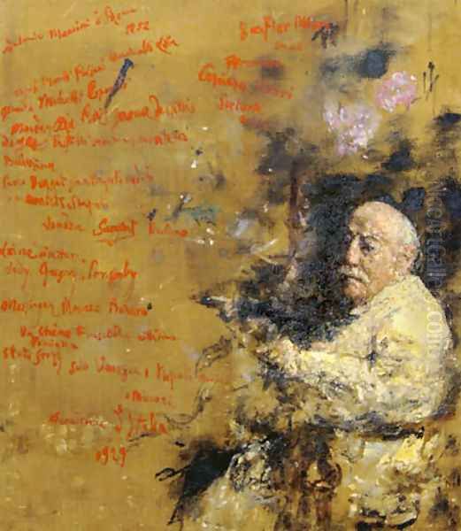 Self Portrait with Autobiographical Script - view 1