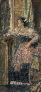Portrait of a Girl by Antonio Mancini