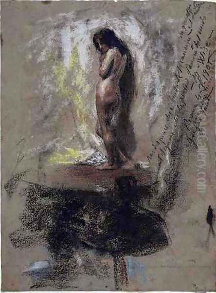 Study of a Nude Girl - view 1