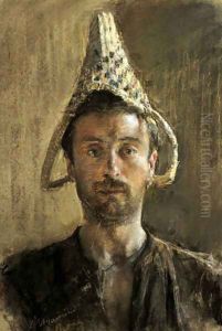 Self Portrait With Basket