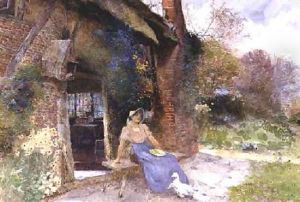 By The Cottage Door 1913