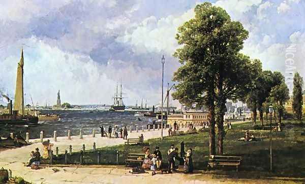 New York Harbor and Battery - view 1
