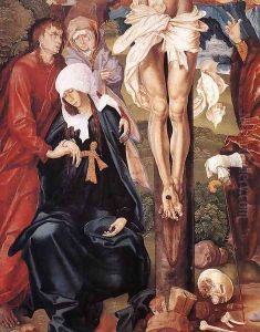 The Crucifixion (detail-2) 1506 by Master M.S.