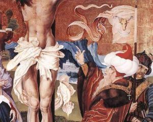The Crucifixion (detail-1) 1506 by Master M.S.