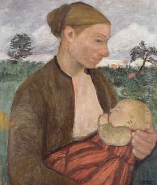 Mother and Child 1903 by Paula Modersohn-Becker