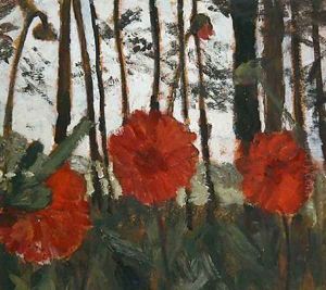Poppies on the Edge of a Wood by Paula Modersohn-Becker