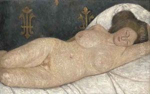 Liegender weiblicher Akt by Paula Modersohn-Becker