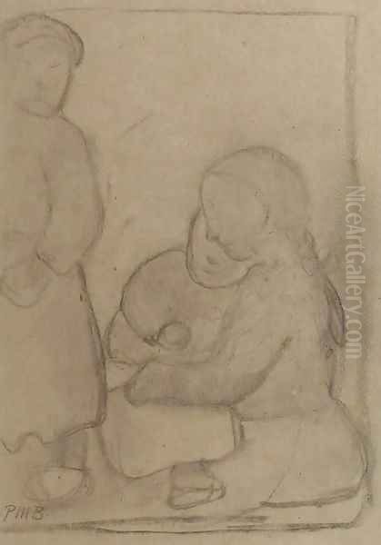 Three figures - view 1