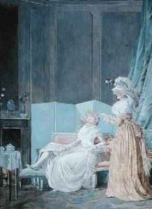 Reading the Letter by Jean-Baptiste Mallet