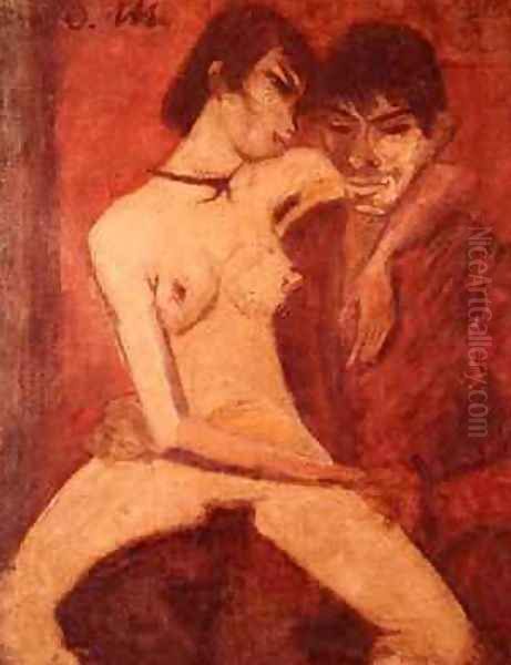 Seated Gipsy Lovers 1922 - view 1